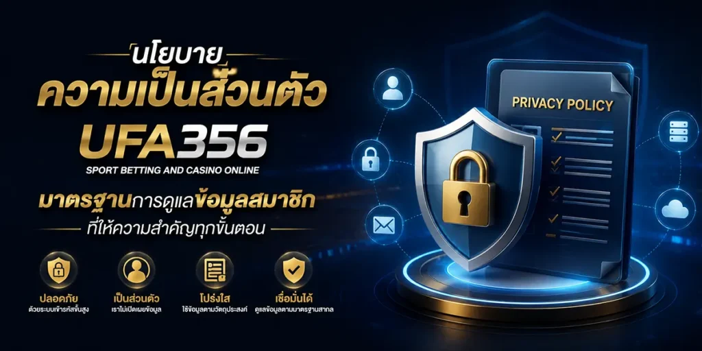 นโยบายความเป็นส่วนตัว-UFA356-จัดเก็บข้อมูลสมาชิกแบบไหนบ้าง